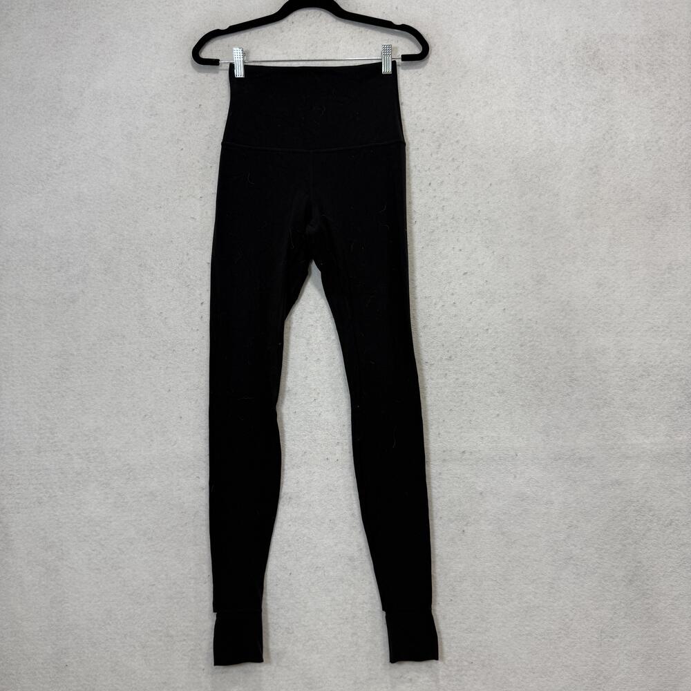 Lululemon Leggings Womens 6 Black High Rise Ankle Yoga Pants Athletic Stretch